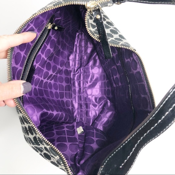 Final Price DropKate Spade Classic Noel Joisan Black/Cream Shoulder Bag like new - Picture 7 of 8